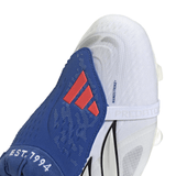 adidas Predator Elite Fold-Over Tongue FG Firm Ground Men's Soccer Cleats - White/Zero Metallic/Blue - Best Buy Soccer