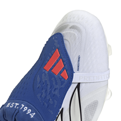 adidas Predator Elite Fold-Over Tongue FG Firm Ground Men's Soccer Cleats - White/Zero Metallic/Blue - Best Buy Soccer