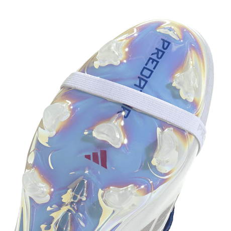 adidas Predator Elite Fold-Over Tongue FG Firm Ground Men's Soccer Cleats - White/Zero Metallic/Blue - Best Buy Soccer