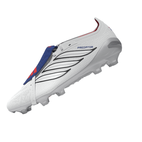 adidas Predator Elite Fold-Over Tongue FG Firm Ground Men's Soccer Cleats - White/Zero Metallic/Blue - Best Buy Soccer