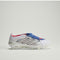 adidas Predator Elite Fold-Over Tongue FG Firm Ground Men's Soccer Cleats - White/Zero Metallic/Blue