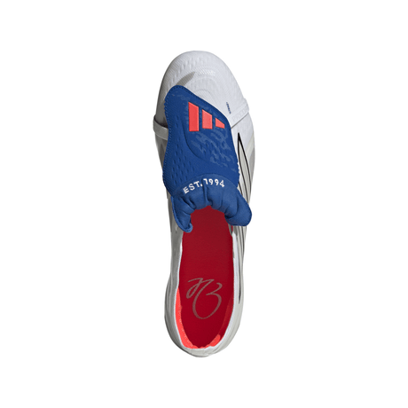 adidas Predator Elite Fold-Over Tongue FG Firm Ground Men's Soccer Cleats - White/Zero Metallic/Blue - Best Buy Soccer