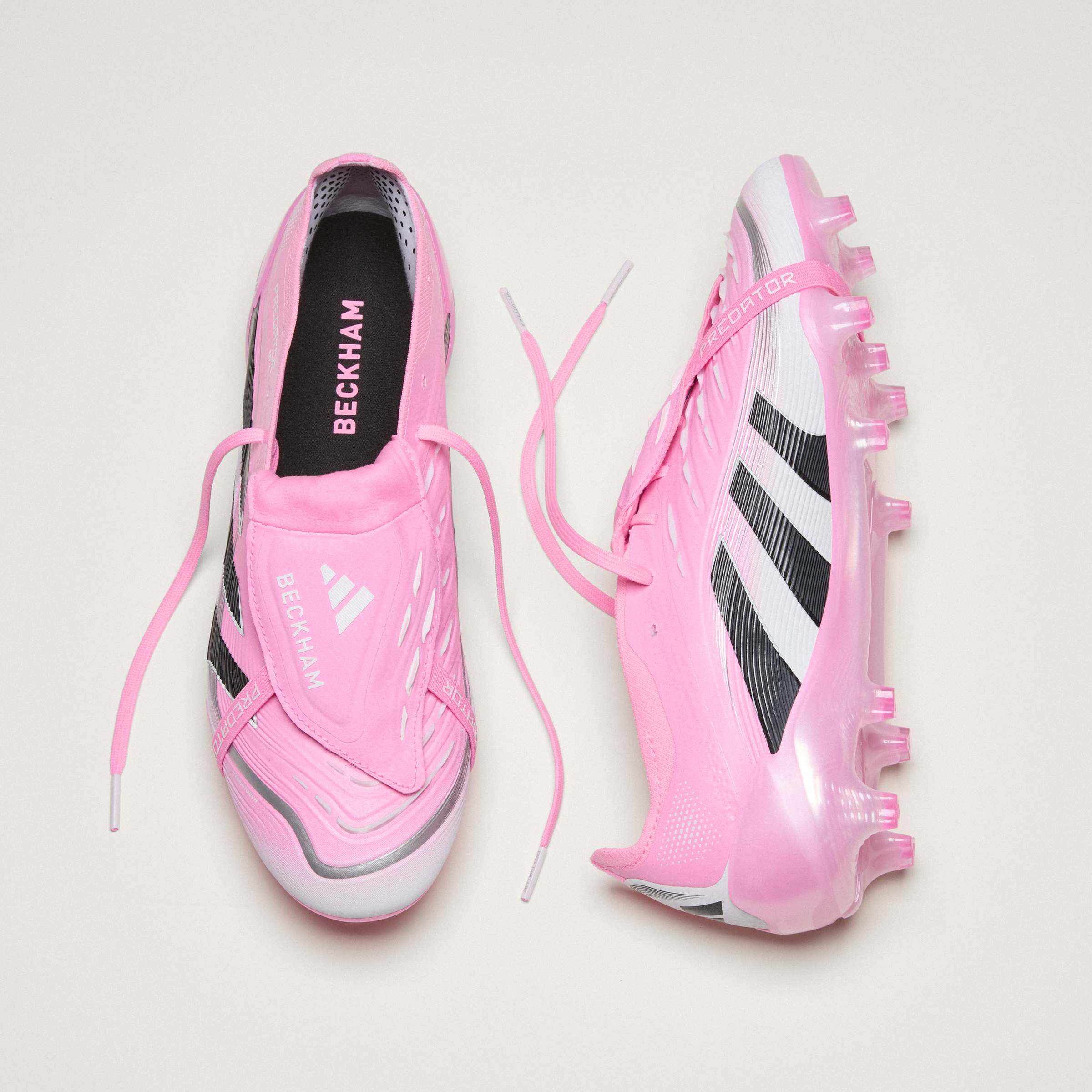 adidas Predator Elite Fold - Over Tongue FG Men's Soccer Cleats - Pink/Black/White - Best Buy Soccer