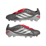 adidas Predator Elite Fold-Over Tongue FG Youth Soccer Cleats - Grey/Red - Best Buy Soccer