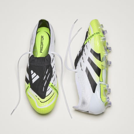 adidas Predator Elite Fold - Over Tongue Firm Ground Boots White/Black - Best Buy Soccer