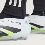 adidas Predator Elite Fold - Over Tongue Firm Ground Boots White/Black - Best Buy Soccer