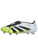 adidas Predator Elite Fold - Over Tongue Firm Ground Boots White/Black - Best Buy Soccer