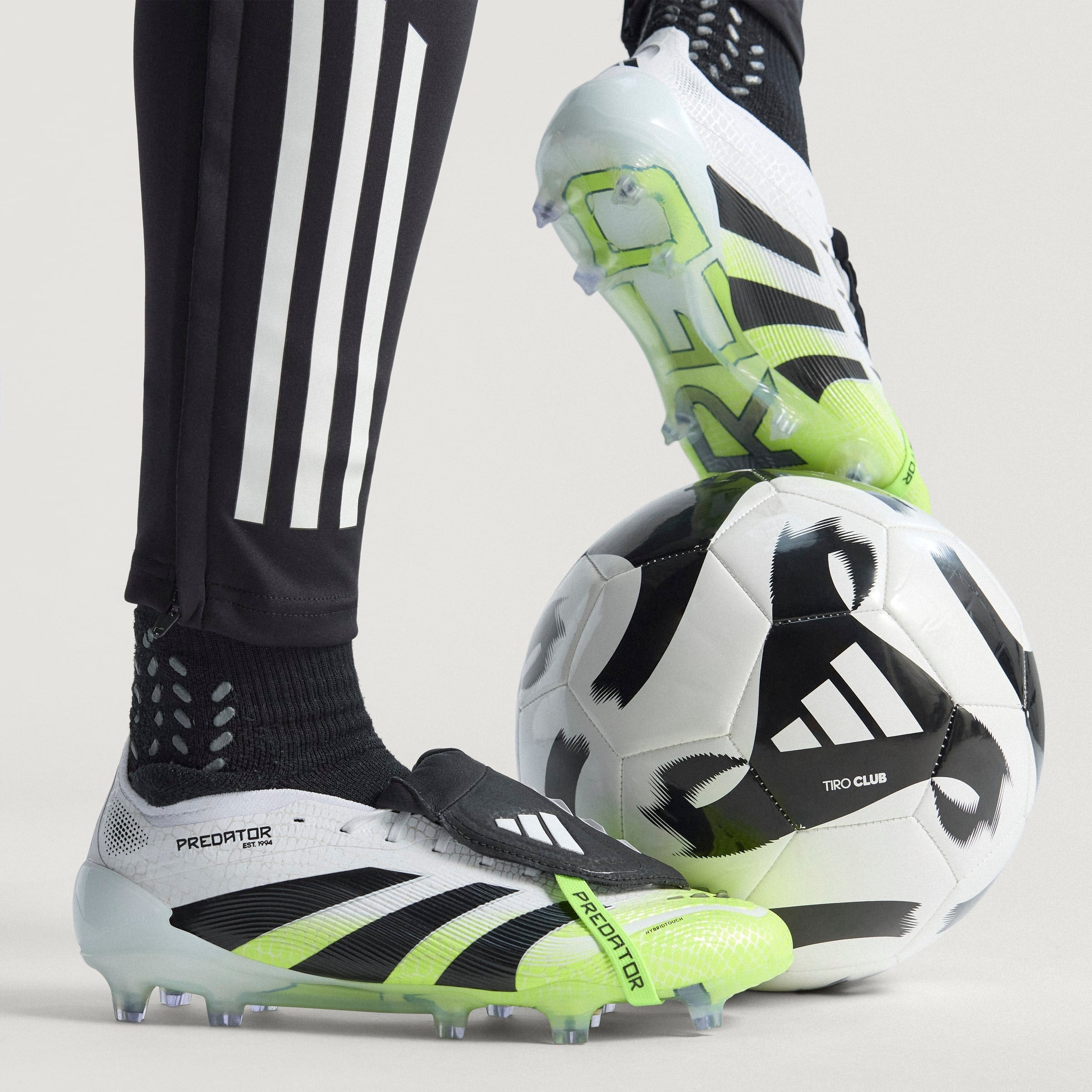 adidas Predator Elite Fold - Over Tongue Firm Ground Boots White/Black - Best Buy Soccer
