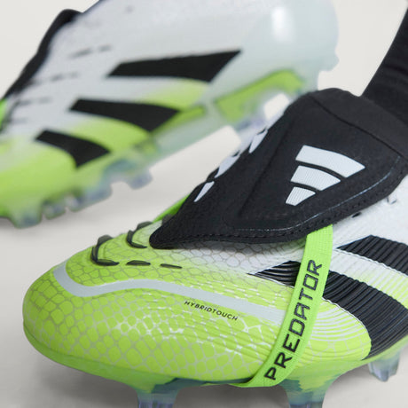 adidas Predator Elite Fold - Over Tongue Firm Ground Boots White/Black - Best Buy Soccer