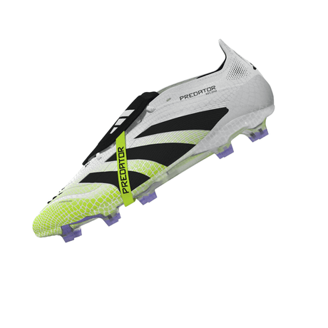 adidas Predator Elite Fold - Over Tongue Firm Ground Boots White/Black - Best Buy Soccer