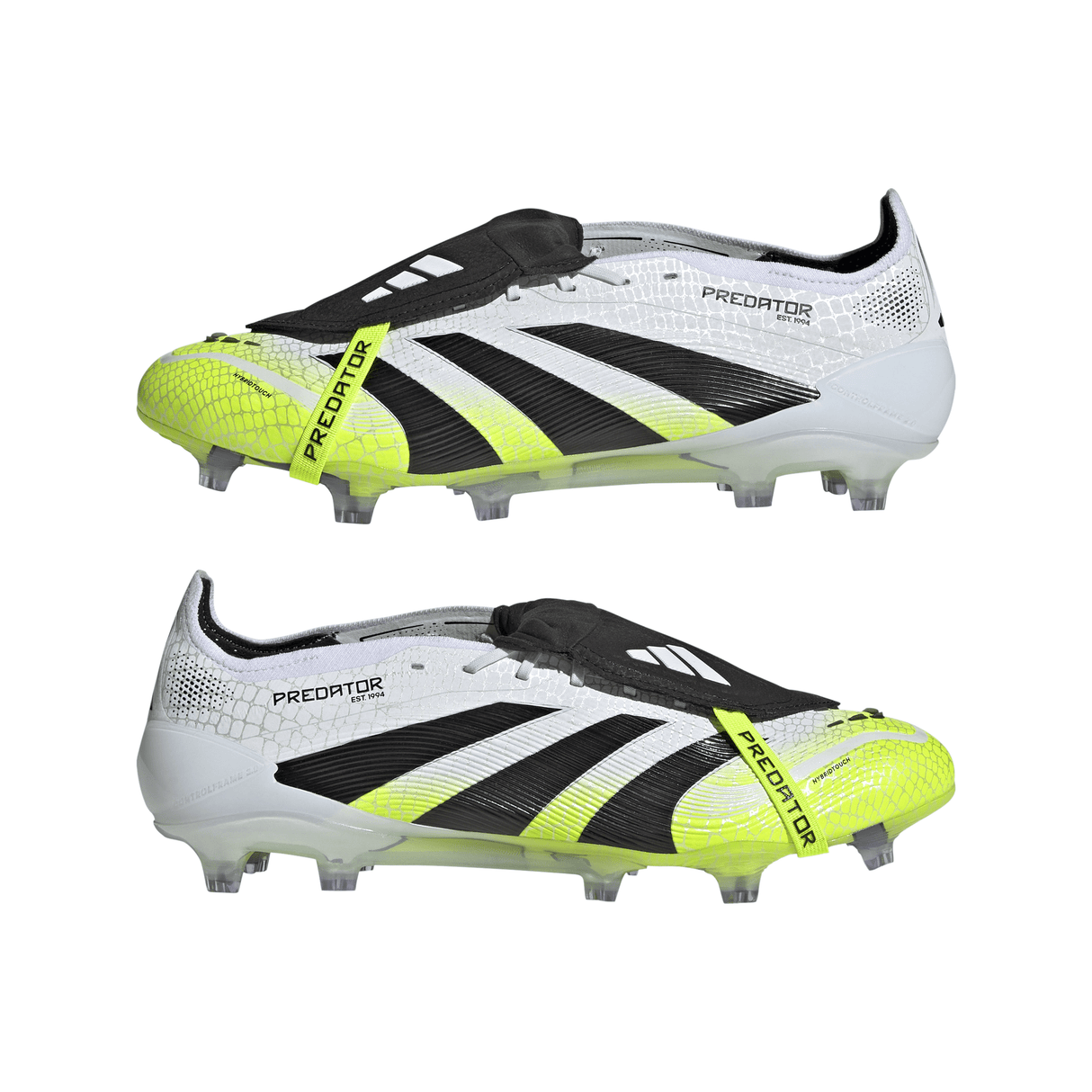 adidas Predator Elite Fold - Over Tongue Firm Ground Boots White/Black - Best Buy Soccer