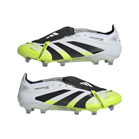 adidas Predator Elite Fold - Over Tongue Firm Ground Boots White/Black - Best Buy Soccer