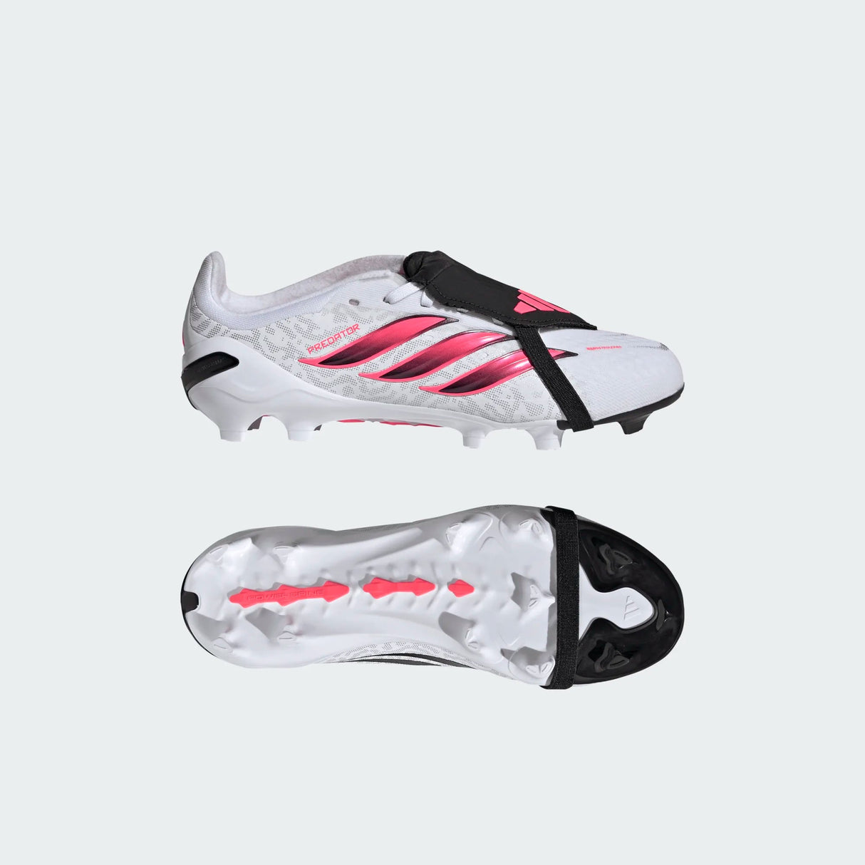 adidas Predator Elite Fold-Over Tongue Firm Ground Youth Soccer Cleats - White/Black - Best Buy Soccer