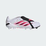 adidas Predator Elite Fold-Over Tongue Firm Ground Youth Soccer Cleats - White/Black - Best Buy Soccer