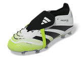 adidas Predator Elite Fold - Over Tongue Youth Firm Ground Soccer Cleats - White/Black - Best Buy Soccer