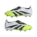 adidas Predator Elite Fold - Over Tongue Youth Firm Ground Soccer Cleats - White/Black - Best Buy Soccer