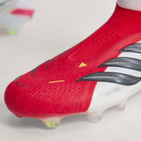 adidas Predator Elite Laceless FG Firm Ground Men´s Soccer Cleats - Red/Black/White - Best Buy Soccer