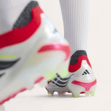adidas Predator Elite Laceless FG Firm Ground Men´s Soccer Cleats - Red/Black/White - Best Buy Soccer