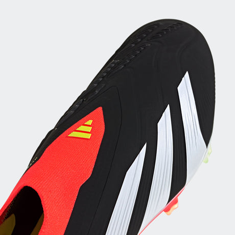 adidas Predator Elite Laceless FG Firm Ground Soccer Cleats - Black/White/Solar Red - Best Buy Soccer