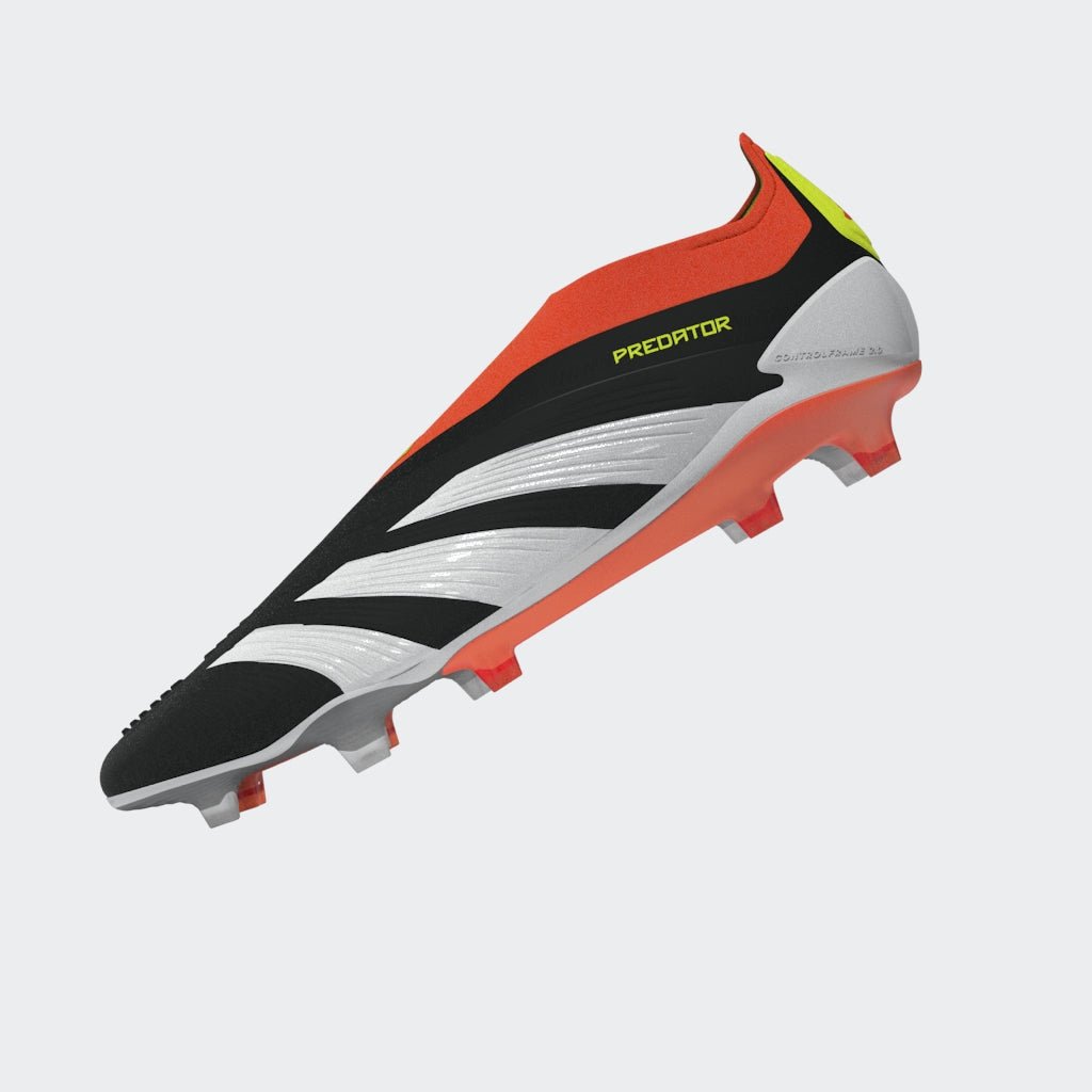 adidas Predator Elite Laceless FG Firm Ground Soccer Cleats - Black/White/Solar Red - Best Buy Soccer