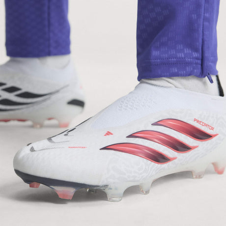 adidas Predator Elite Laceless Firm Ground Men's Soccer Cleats - White/Black - Best Buy Soccer
