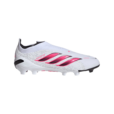 adidas Predator Elite Laceless Firm Ground Youth Soccer Cleats - White/Black - Best Buy Soccer