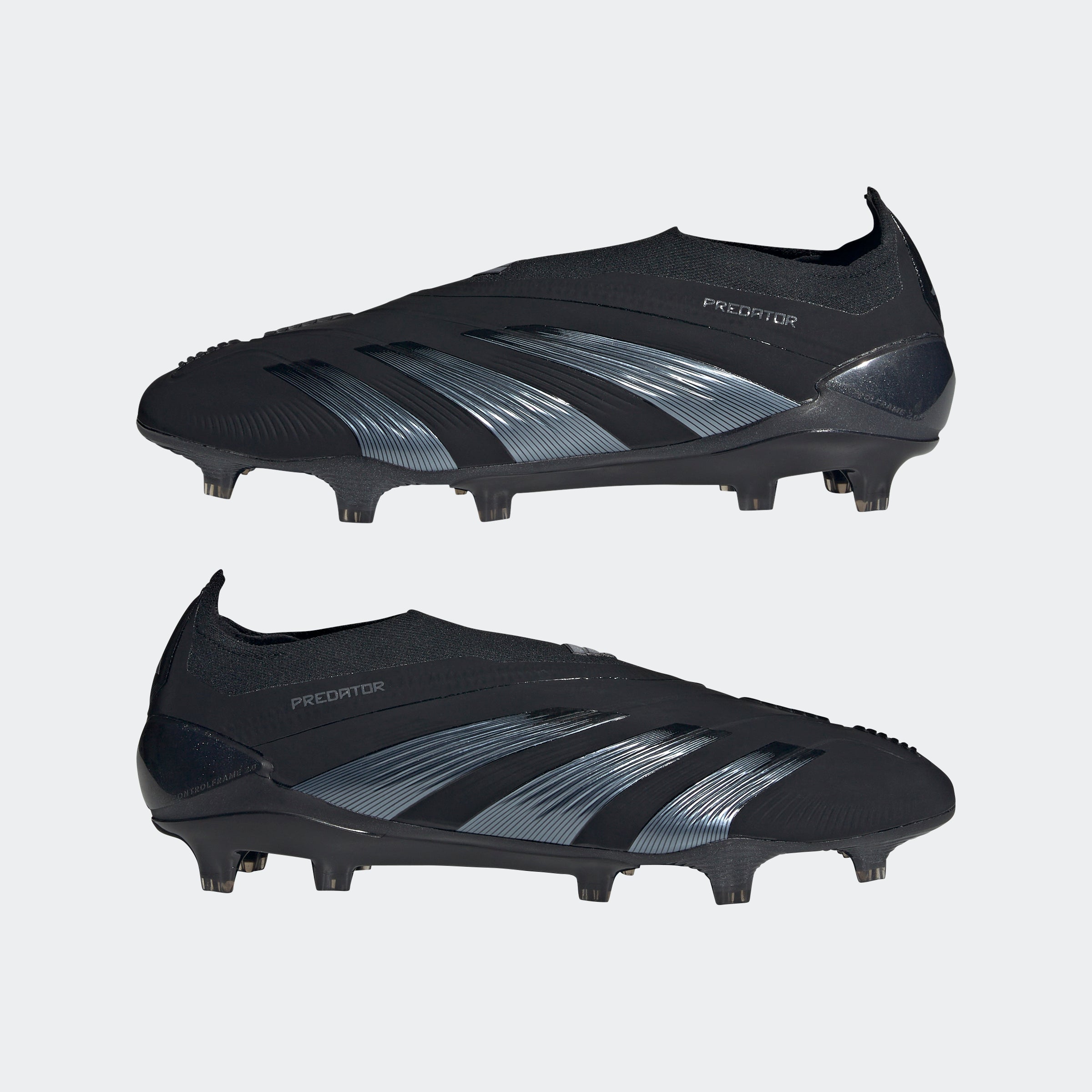 adidas Predator Elite LL FG Laceless Firm Ground Soccer Cleats - Black/Black/Carbon - Best Buy Soccer
