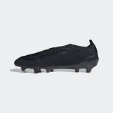 adidas Predator Elite LL FG Laceless Firm Ground Soccer Cleats - Black/Black/Carbon - Best Buy Soccer