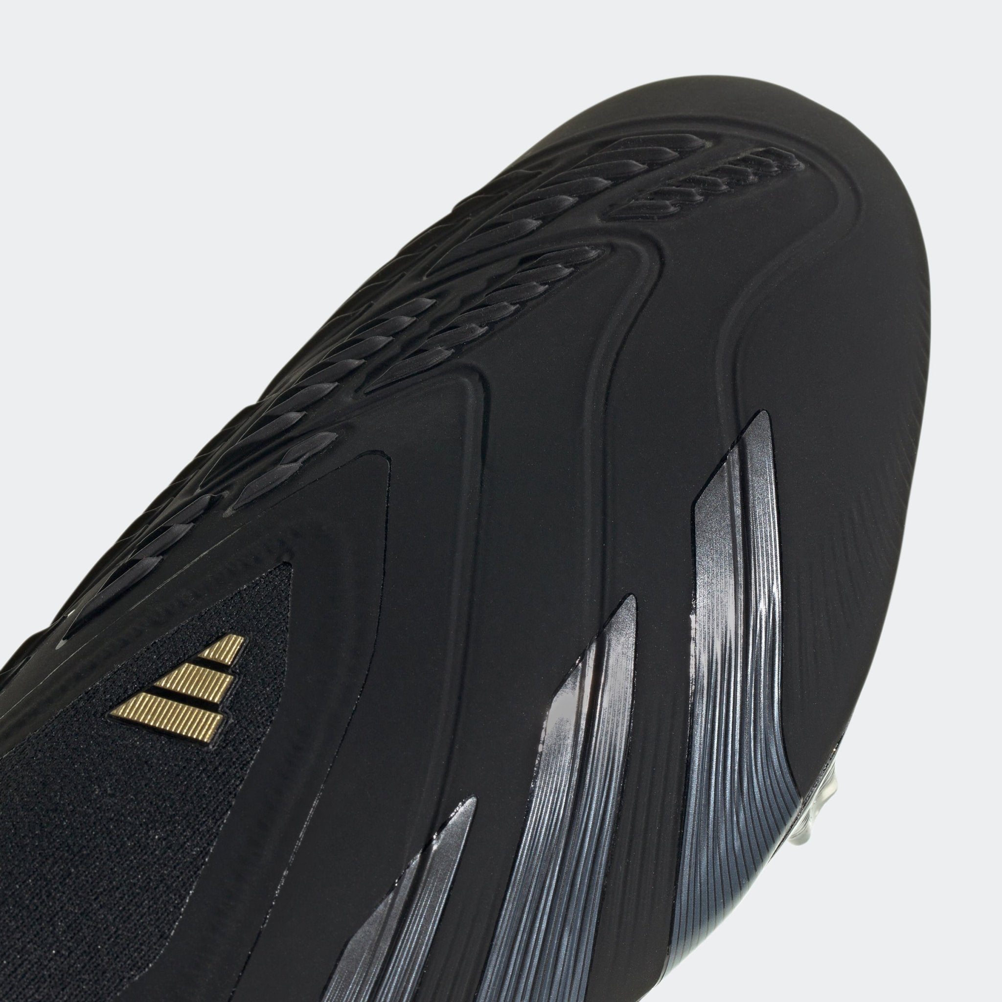 adidas Predator Elite LL FG Laceless Firm Ground Soccer Cleats - Black/Carbon/Gold Metallic - Best Buy Soccer