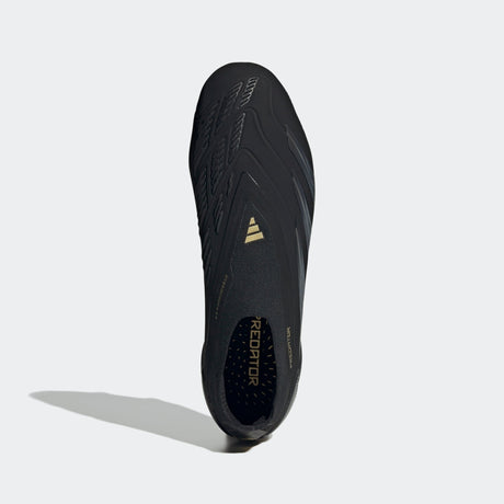 adidas Predator Elite LL FG Laceless Firm Ground Soccer Cleats - Black/Carbon/Gold Metallic - Best Buy Soccer