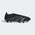 Botines de fútbol adidas Predator Elite sin cordones FG para terreno firme - Negro/Carbón/Dorado Metalizado