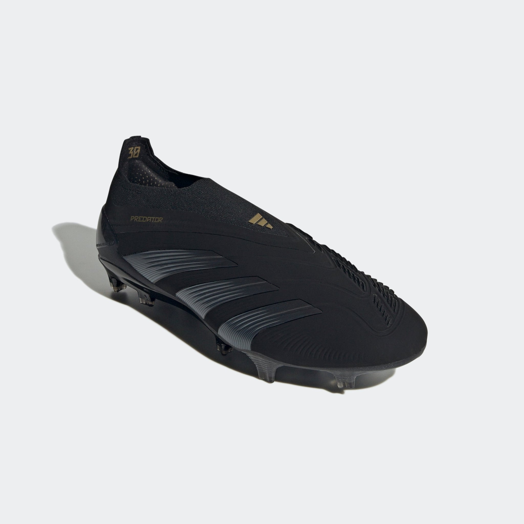 adidas Predator Elite LL FG Laceless Firm Ground Soccer Cleats - Black/Carbon/Gold Metallic - Best Buy Soccer