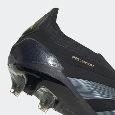 adidas Predator Elite LL FG Laceless Firm Ground Soccer Cleats - Black/Carbon/Gold Metallic - Best Buy Soccer