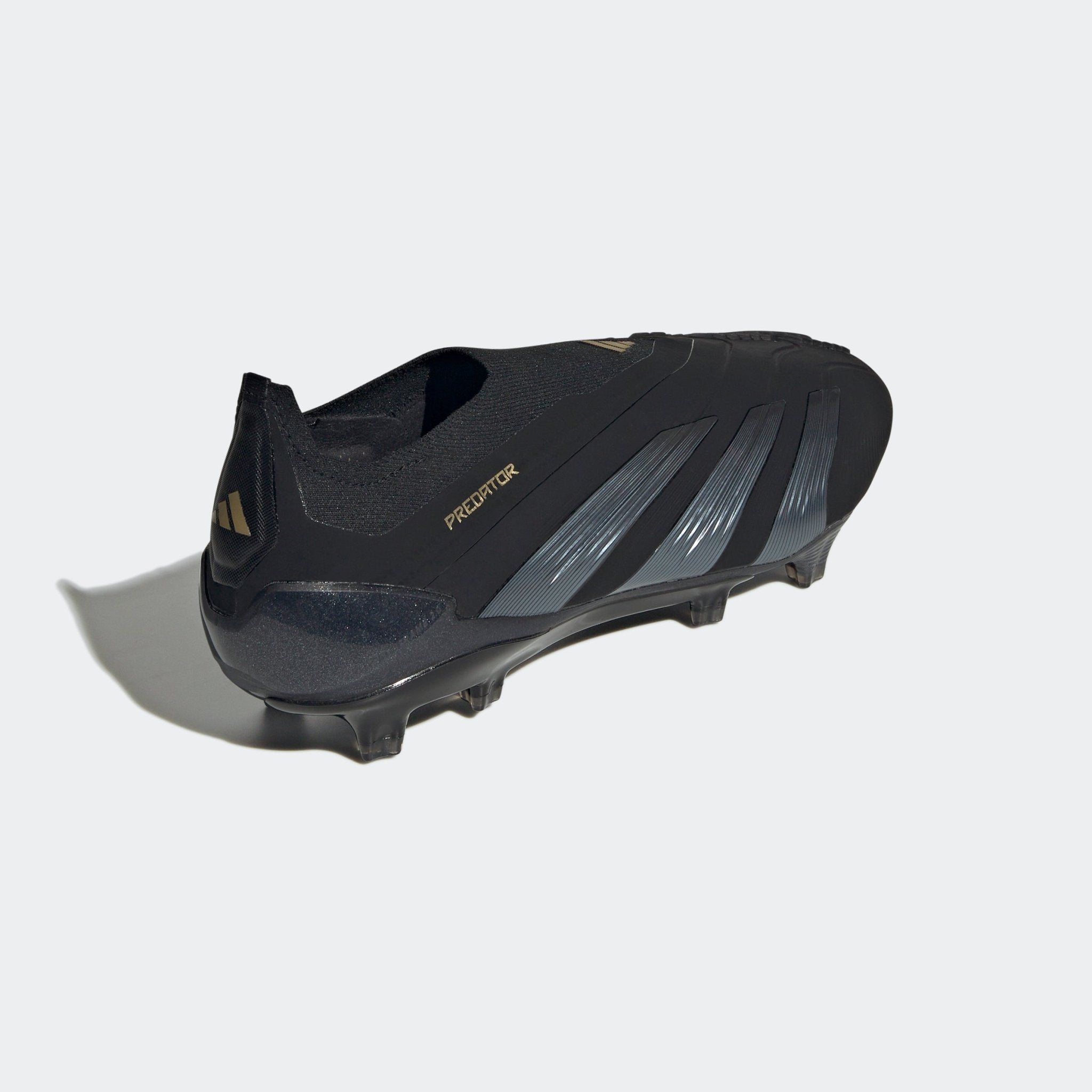 adidas Predator Elite LL FG Laceless Firm Ground Soccer Cleats - Black/Carbon/Gold Metallic - Best Buy Soccer
