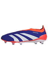 adidas Predator Elite LL FG Laceless Firm Ground Soccer Cleats - Lucid Blue/White/Solar Red - Best Buy Soccer