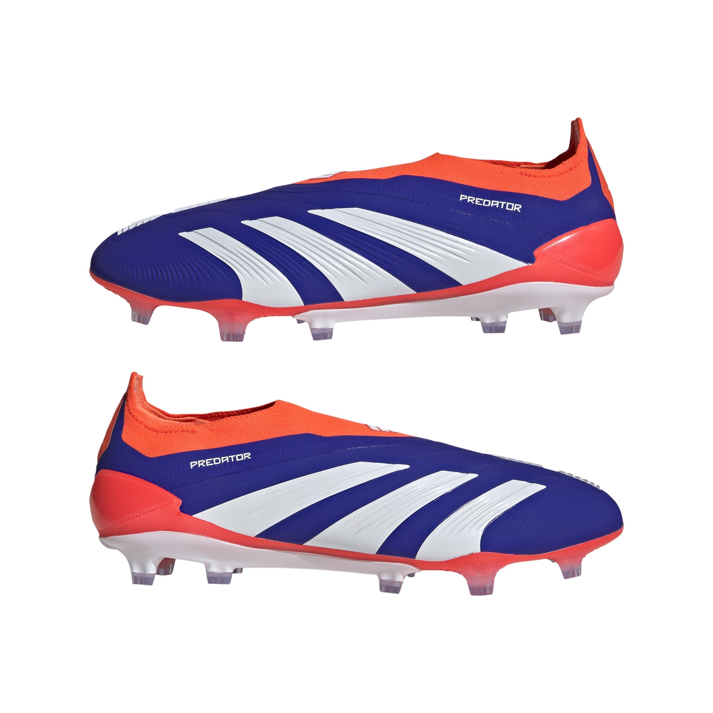 adidas Predator Elite LL FG Laceless Firm Ground Soccer Cleats - Lucid Blue/White/Solar Red - Best Buy Soccer
