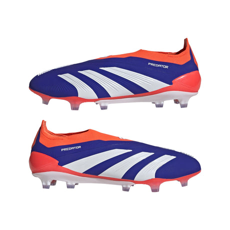 adidas Predator Elite LL FG Laceless Firm Ground Soccer Cleats - Lucid Blue/White/Solar Red - Best Buy Soccer