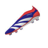 adidas Predator Elite LL FG Laceless Firm Ground Soccer Cleats - Lucid Blue/White/Solar Red - Best Buy Soccer
