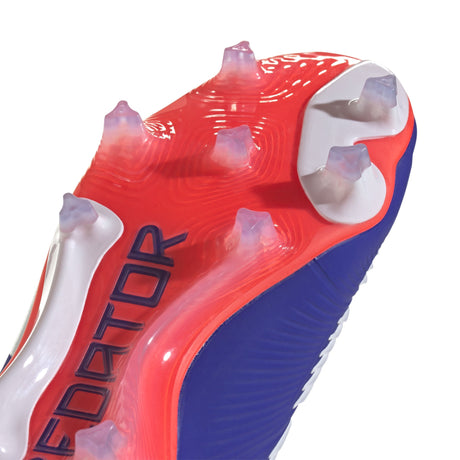 adidas Predator Elite LL FG Laceless Firm Ground Soccer Cleats - Lucid Blue/White/Solar Red - Best Buy Soccer