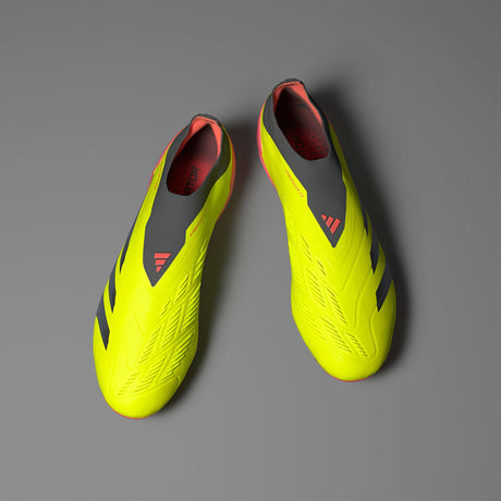 adidas Predator Elite LL FG Laceless Firm Ground Soccer Cleats - Solar Yellow/Black/Solar Red - Best Buy Soccer