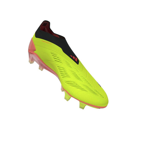adidas Predator Elite LL FG Laceless Firm Ground Soccer Cleats - Solar Yellow/Black/Solar Red - Best Buy Soccer