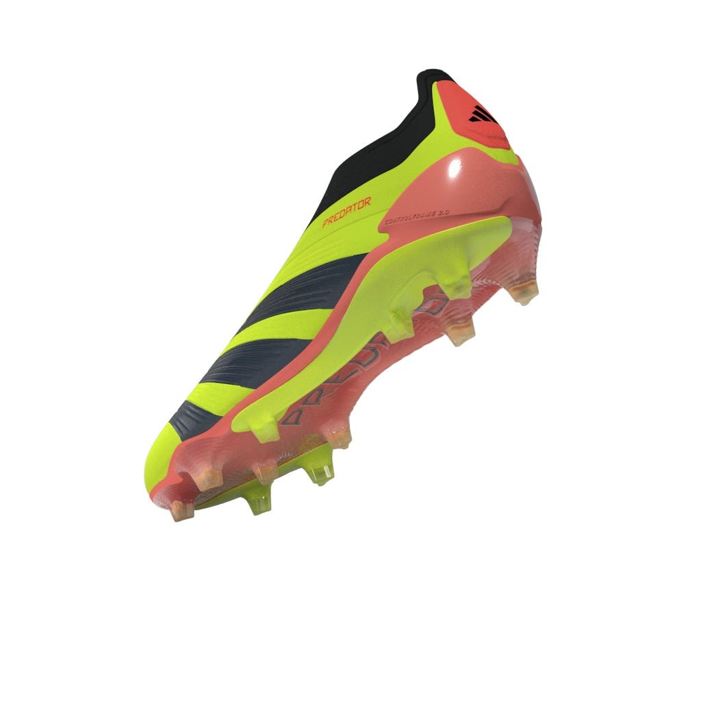 adidas Predator Elite LL FG Laceless Firm Ground Soccer Cleats - Solar Yellow/Black/Solar Red - Best Buy Soccer