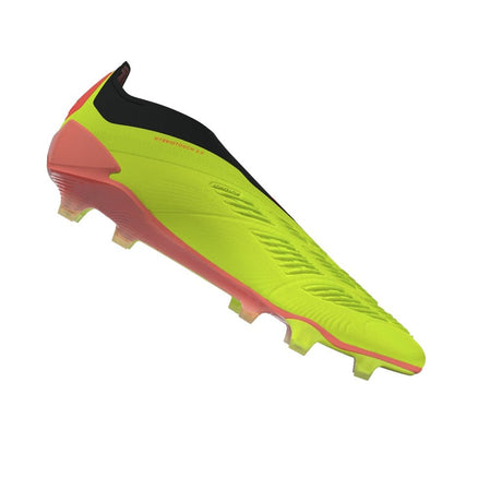 adidas Predator Elite LL FG Laceless Firm Ground Soccer Cleats - Solar Yellow/Black/Solar Red - Best Buy Soccer