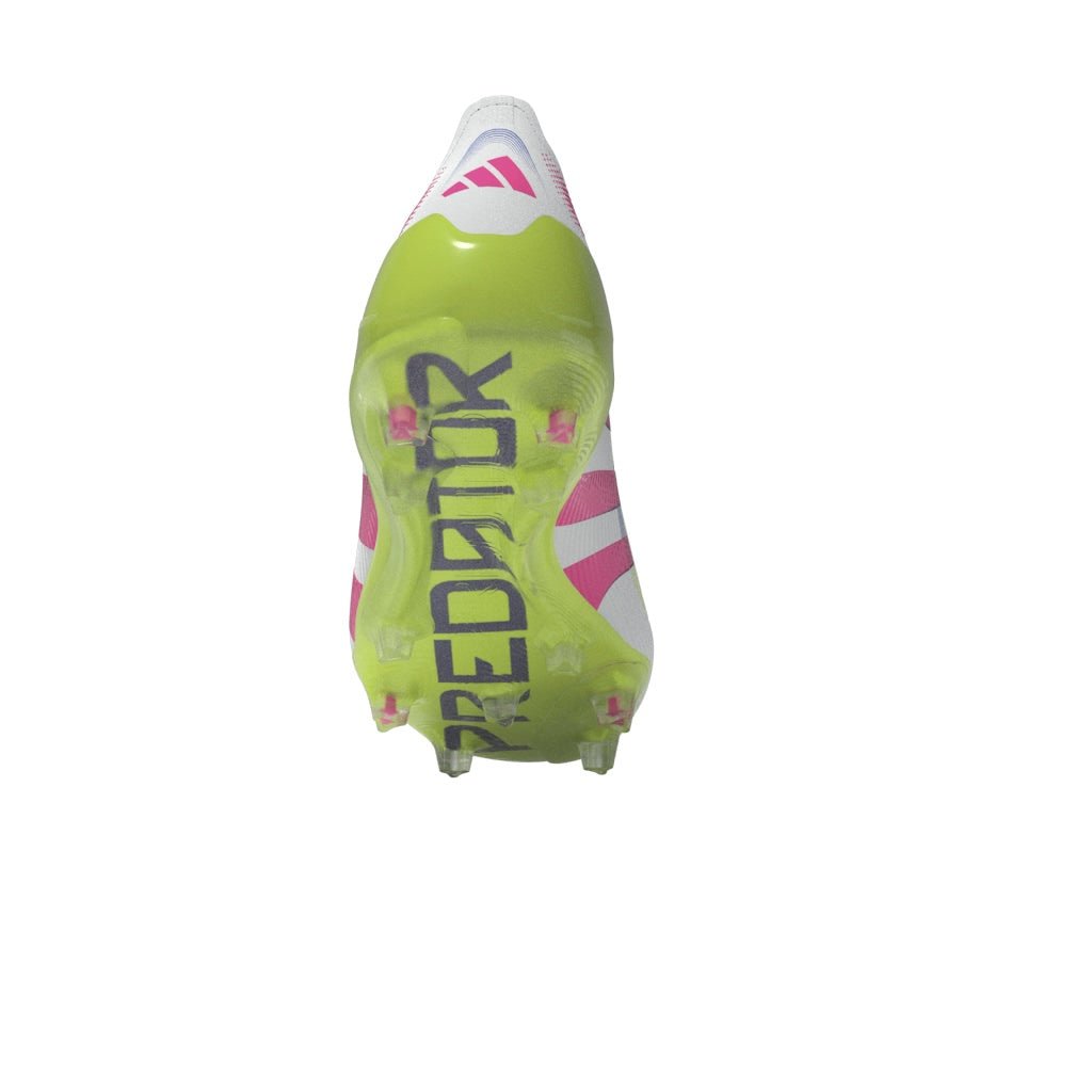 adidas Predator Elite LL FG Laceless Firm Ground Soccer Cleats - White/Lucid Pink/Lucid Lemon - Best Buy Soccer