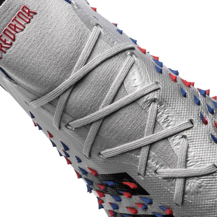 adidas Predator Freak 1 FG Firm Ground Soccer Cleats - Silver Metallic/Black/Scarlet - Best Buy Soccer