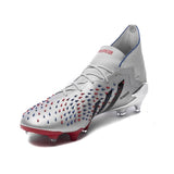 adidas Predator Freak 1 FG Firm Ground Soccer Cleats - Silver Metallic/Black/Scarlet - Best Buy Soccer