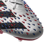 adidas Predator Freak 1 FG Firm Ground Soccer Cleats - Silver Metallic/Black/Scarlet - Best Buy Soccer