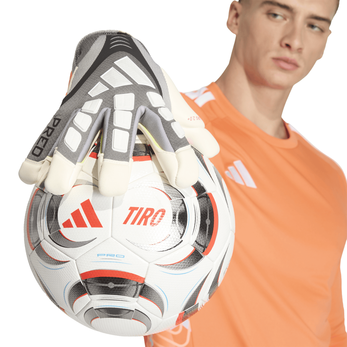 adidas Predator Goalkeeper Pro Hybrid Soccer Glove - Grey - Best Buy Soccer
