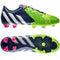 adidas Predator Instinct FG Firm Ground Soccer Cleats - Rich Blue/White/Neon Green