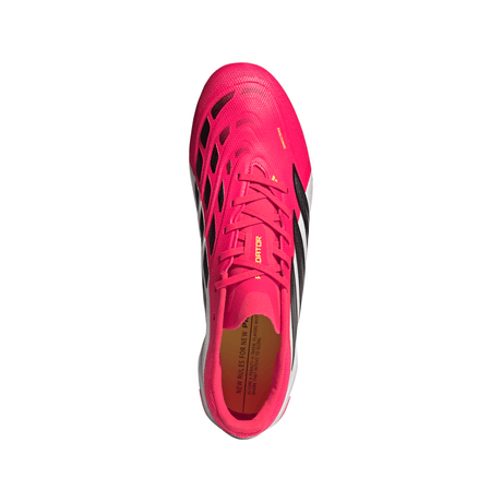 adidas Predator League FG Firm Ground Men's Soccer Cleats - Red/Black/White - Best Buy Soccer